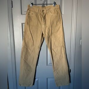 DR.DENIM Men's Classic Straight-Leg Tan Pants Size 30/32